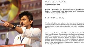 Udhayanidhi Stalin Sanatana Dharma Remark 262 eminent personalities write a letter to Chief Justice of India san Udhayanidhi Stalin Sanatana Dharma Remark 262 eminent personalities write a letter to Chief Justice of India san
