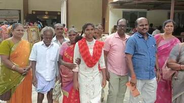 Officials have returned the missing girl to her parents after 9 years in tiruvannamalai vel Officials have returned the missing girl to her parents after 9 years in tiruvannamalai vel
