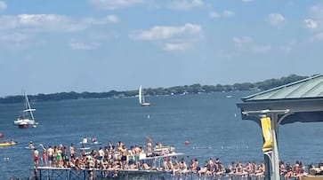 Caught on camera: Dozens of students plunge into Lake Mendota in US as pier collapses - WATCH snt Caught on camera: Dozens of students plunge into Lake Mendota in US as pier collapses - WATCH snt