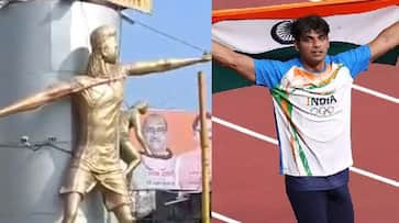 Was Neeraj Chopra javelin stolen from his statue in Meerut all you need to know kvn Was Neeraj Chopra javelin stolen from his statue in Meerut all you need to know kvn