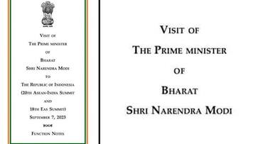 India to Bharat: Now, controversy arises as 'Prime Minister of Bharat' fuels name-change debate AJR India to Bharat: Now, controversy arises as 'Prime Minister of Bharat' fuels name-change debate AJR