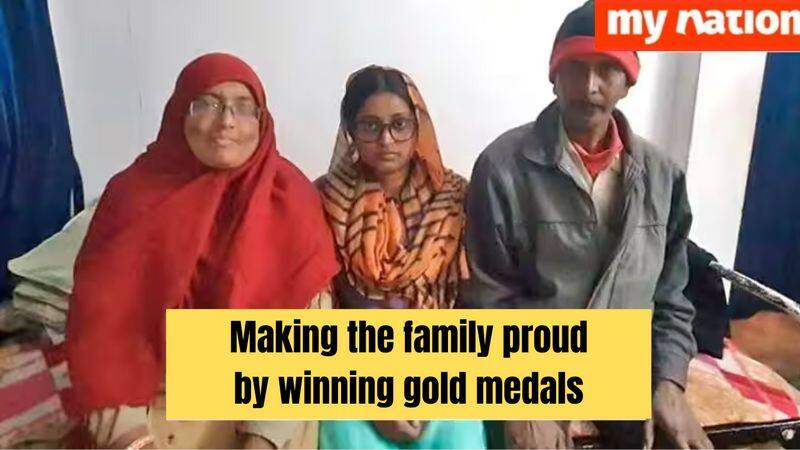 a hawkers daughter earns three gold medals in lucknow university iwh