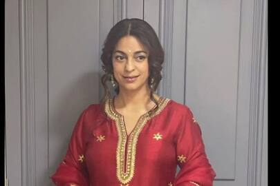 ganesh chaturthi 2023 ladies outfits juhi chawla suits will give you inspersion kxa  