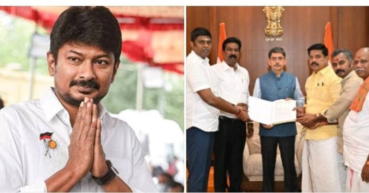 உதயநிதி மீது வழக்கு பதியனும்.. சேகர்பாபுவை பதவியை விட்டு நீக்கனும்-ஆளுநரிடம் அதிரடியாக புகார் அளித்த பாஜக