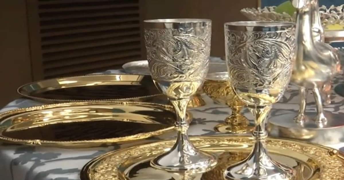 ஜி20 விருந்தினர்களுக்கு உணவு  பரிமாற தங்கம், வெள்ளி தட்டு!