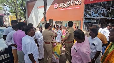 tn bjp workers did a begging protest against dmk government in tirupur district vel tn bjp workers did a begging protest against dmk government in tirupur district vel