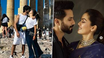 Shahid Kapoor posts adorable birthday wish for his wife, Mira Kapoor with mushy photographs; see pics ADC Shahid Kapoor posts adorable birthday wish for his wife, Mira Kapoor with mushy photographs; see pics ADC