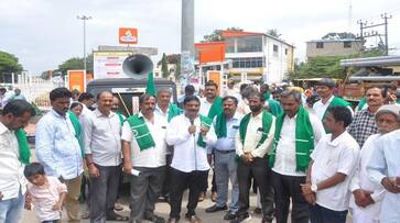 Raitha Sangh Workers Held Protest in Chikkamgaluru grg Raitha Sangh Workers Held Protest in Chikkamgaluru grg