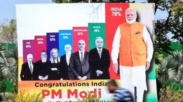 Fact Check: Did BJP erect hoarding declaring PM Modi as 'World's Most Popular Global Leader' amid G20 Summit? AJR Fact Check: Did BJP erect hoarding declaring PM Modi as 'World's Most Popular Global Leader' amid G20 Summit? AJR