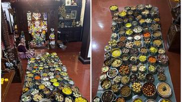 Woman From Mangalore Prepares 88 Dishes For Janmashtami Celebrations sgb Woman From Mangalore Prepares 88 Dishes For Janmashtami Celebrations sgb