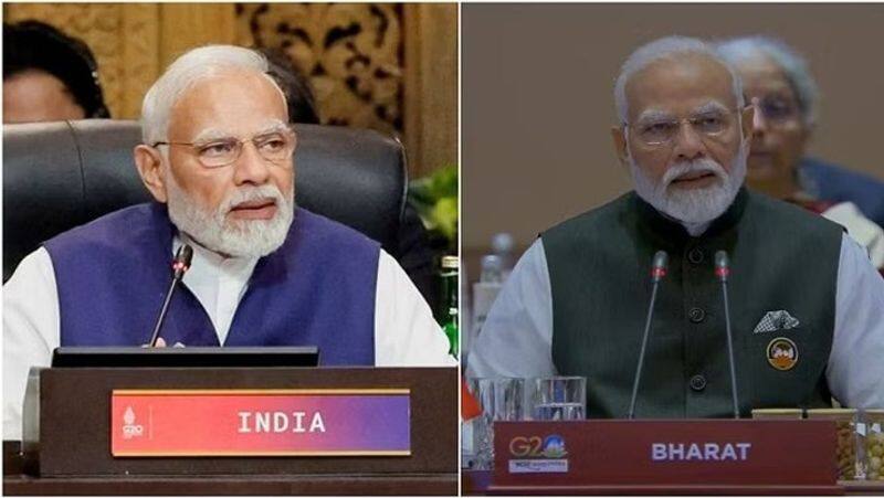 g-20 summit 2023 live update new delhi in hindi pm modi nameplate changed india to bharat kxa 
