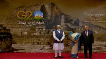 pm modi received all countries leaders for g20 summit do you know what is in his backdrop ans pm modi received all countries leaders for g20 summit do you know what is in his backdrop ans