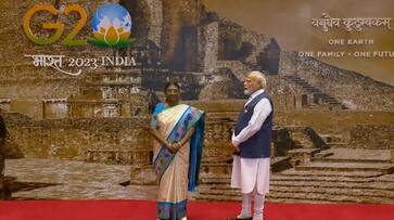 G20 Summit 2023: President Murmu, PM Modi other top leaders arrive at Bharat Mandapam for special G20 dinner AJR G20 Summit 2023: President Murmu, PM Modi other top leaders arrive at Bharat Mandapam for special G20 dinner AJR
