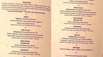 Culinary delights await G20 leaders: A sneak peek at tonight's dinner menu AJR Culinary delights await G20 leaders: A sneak peek at tonight's dinner menu AJR