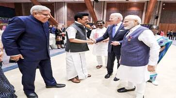 MK Stalin met US President Joe biden in G20 dinner smp MK Stalin met US President Joe biden in G20 dinner smp