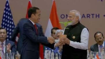 Tree of transition: G20 presidencies of 2022, 2024 hand over sapling to PM Modi WATCH AJR Tree of transition: G20 presidencies of 2022, 2024 hand over sapling to PM Modi WATCH AJR