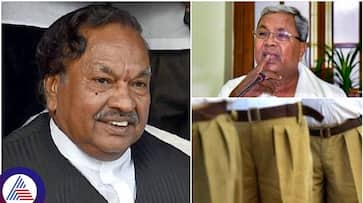 CM Siddaramaiah does not wear khaki Chaddi is not strong on Rashtra Bhakti KS Eshwarappa sat CM Siddaramaiah does not wear khaki Chaddi is not strong on Rashtra Bhakti KS Eshwarappa sat