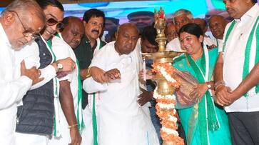 BJP JDS Alliance HD Deve Gowda, Kumaraswamy official statement at bengaluru rav BJP JDS Alliance HD Deve Gowda, Kumaraswamy official statement at bengaluru rav