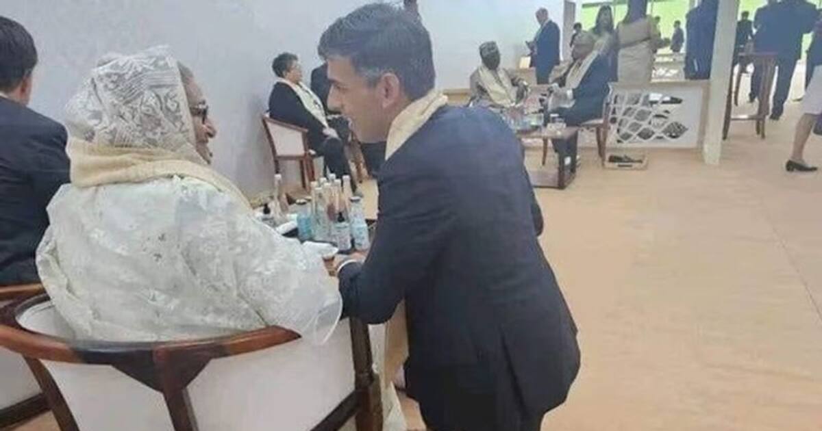 இம்புட்டு பணிவா? வைரலாகும் இங்கிலாந்து பிரதமர் ரிஷி சுனக் புகைப்படம்!