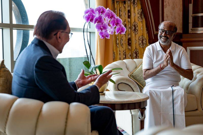 Superstar Rajinikanth meets Prime Minister of Malaysia Anwar Ibrahim mma