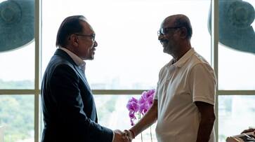 Superstar Rajinikanth meets Prime Minister of Malaysia Anwar Ibrahim mma Superstar Rajinikanth meets Prime Minister of Malaysia Anwar Ibrahim mma
