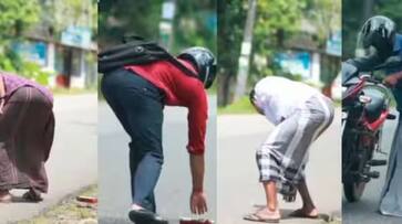 See how people react when they found alcohol bottle in road funny video ans See how people react when they found alcohol bottle in road funny video ans