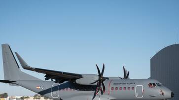 First C-295 transport aircraft of Indian Air Force lands in Vadodara KRJ First C-295 transport aircraft of Indian Air Force lands in Vadodara KRJ