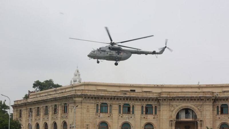helicopter started hovering till 15 minute on up assembly house