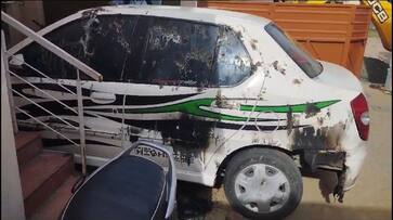 In Coimbatore the car of the woman who complaint against mayor's family caught fire mysteriously vel In Coimbatore the car of the woman who complaint against mayor's family caught fire mysteriously vel