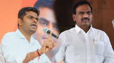 DMK Leader Raja controversial speech about hindu religion k annamalai shared a video ans DMK Leader Raja controversial speech about hindu religion k annamalai shared a video ans
