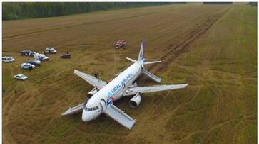 hydraulic fracturing a Russian plane carrying 170 passengers emergencey landed in a open field bkg hydraulic fracturing a Russian plane carrying 170 passengers emergencey landed in a open field bkg