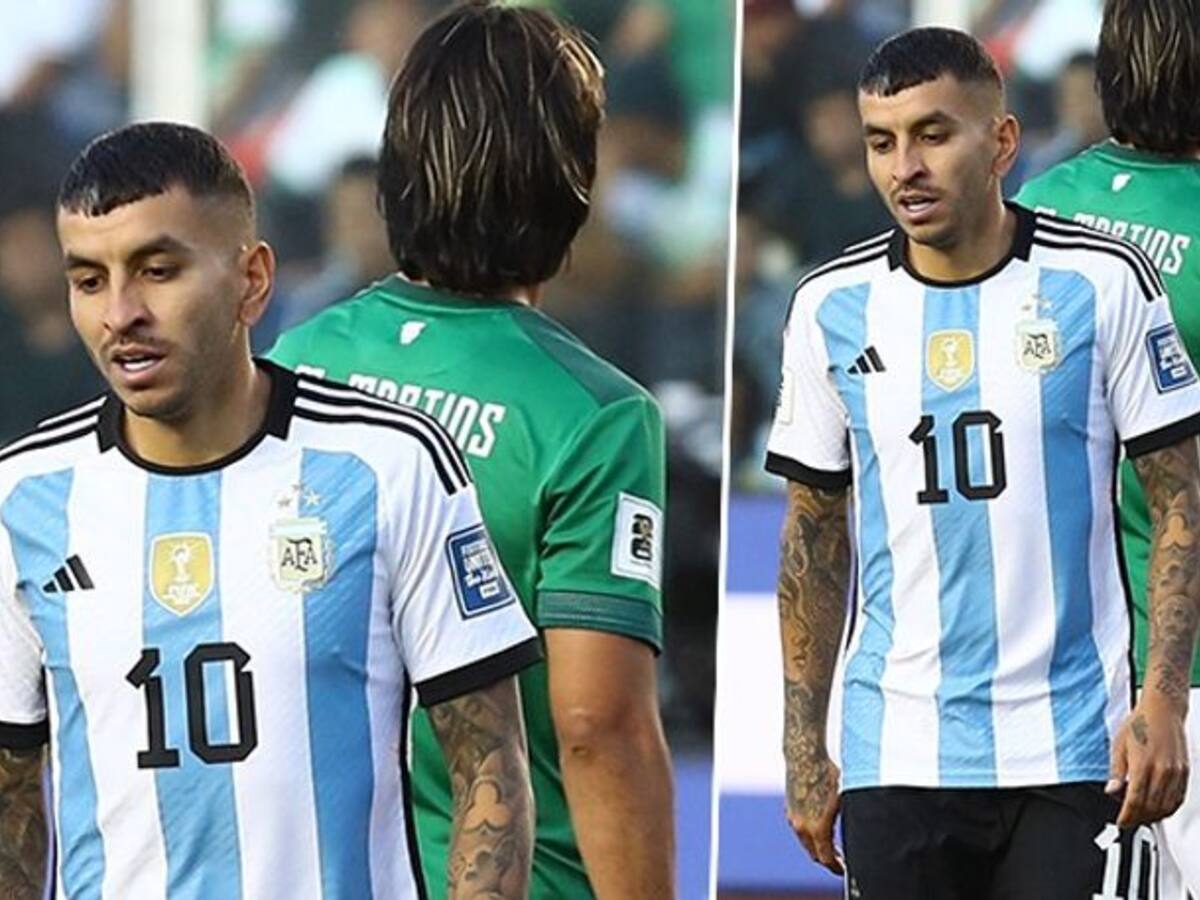 Ángel Correa, showcasing Messi's iconic '10' jersey in La Paz