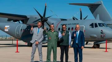 Airbus Defense and Space Company handed over the first 56 C 295 transport aircraft to the Indian Air Force akb Airbus Defense and Space Company handed over the first 56 C 295 transport aircraft to the Indian Air Force akb