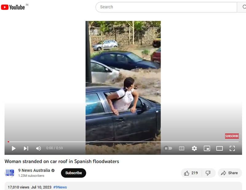 old video from Spain viral as Libya flood clip in social media fact check jje