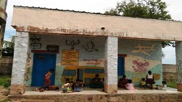 Scheduled Children prohibited to Anganwadi Center at Hukkeri in Belagavi grg Scheduled Children prohibited to Anganwadi Center at Hukkeri in Belagavi grg