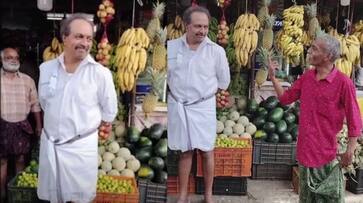 Shammi Thilakan listening to what the fan is saying about his father Thilakan nrn Shammi Thilakan listening to what the fan is saying about his father Thilakan nrn