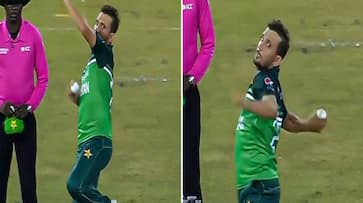 Zaman Khan Bowled Look Like Former Sri Lankan Player Lasith Malinga during SL vs PAK Super Fours 5th Match of Asia Cup 2023 at Colombo rsk Zaman Khan Bowled Look Like Former Sri Lankan Player Lasith Malinga during SL vs PAK Super Fours 5th Match of Asia Cup 2023 at Colombo rsk