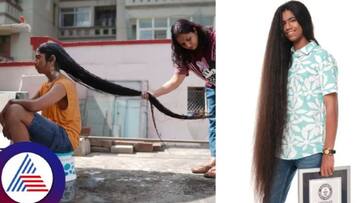 Indian teen sets world record with remarkably long hair Vin Indian teen sets world record with remarkably long hair Vin
