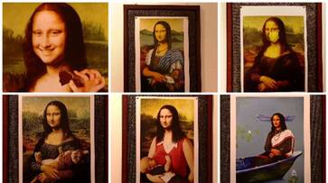 Mona Lisa painting exhibition kannur sts Mona Lisa painting exhibition kannur sts