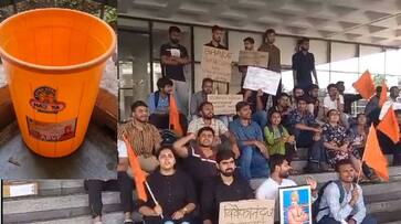An insult to Swamy Vivekanandas portrait in Central University at kalaburagi gvd An insult to Swamy Vivekanandas portrait in Central University at kalaburagi gvd