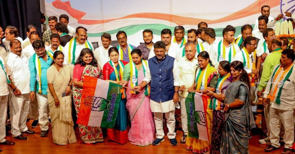 கர்நாடகாவில் ஓங்கும் காங்கிரஸ் கை! கட்சி தாவிய 15 தலைவர்கள்! அதிர்ச்சியில் பாஜக, ஜேடிஎஸ்!