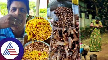Weird food, Kerala people makes insects fry mixture, video goes viral Vin Weird food, Kerala people makes insects fry mixture, video goes viral Vin