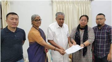 manipur kuki students meet kerala cm pinarayi vijayan apn manipur kuki students meet kerala cm pinarayi vijayan apn