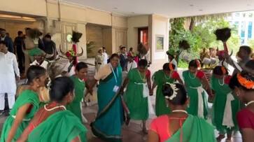 CWC meeting: Mulugu MLA Seethakka dances, Shiva Kumar visits WTE plant RMA CWC meeting: Mulugu MLA Seethakka dances, Shiva Kumar visits WTE plant RMA