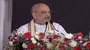 Amit Shah says Because of the appeasement politics any government did not celebrate celebrate Telangana Liberation Day ksm Amit Shah says Because of the appeasement politics any government did not celebrate celebrate Telangana Liberation Day ksm