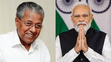 Kerala Chief Minister Pinarayi Vijayan greets Prime Minister Narendra Modi on his birthday vkv Kerala Chief Minister Pinarayi Vijayan greets Prime Minister Narendra Modi on his birthday vkv