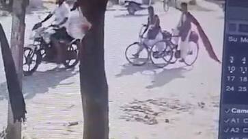 men pull dupatta and girl falls off cycle dies after bike runs over SSM men pull dupatta and girl falls off cycle dies after bike runs over SSM