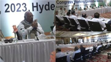 Kharge raises three questions in cwc to evaluate election preparation Kharge raises three questions in cwc to evaluate election preparation