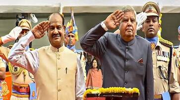 Vice president Rajya Sabha Chairman hoists national flag at new Parliament building ahead of special session smp Vice president Rajya Sabha Chairman hoists national flag at new Parliament building ahead of special session smp