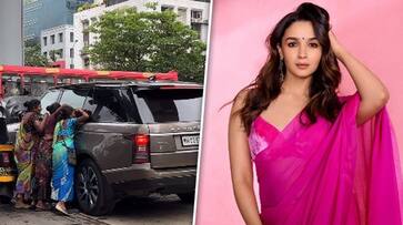 Does Alia Bhatt's car gets mobbed by group of women? ADC Does Alia Bhatt's car gets mobbed by group of women? ADC